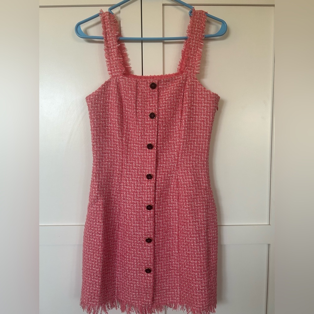 Francesca’s Nikki Tweed Shift Mini Dress - Picture 3 of 3
